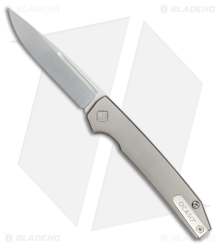 Ocaso Sovranto Slip Joint Knife Titanium (2.75" Satin MagnaCut) 15SJS