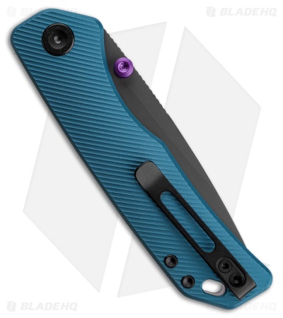 Vosteed Marten 330 Top Liner Lock Knife Steel Blue Aluminum (3.3" Gray)
