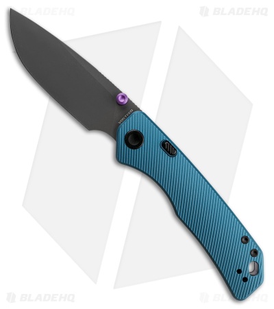 Vosteed Marten 330 Top Liner Lock Knife Steel Blue Aluminum (3.3" Gray)
