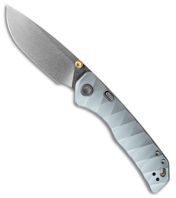 Vosteed Marten 330 Top Liner Lock Knife Light Blue Aluminum (3.3" Stonewash)