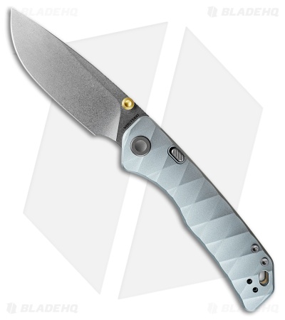 Vosteed Marten 330 Top Liner Lock Knife Light Blue Aluminum (3.3" Stonewash)