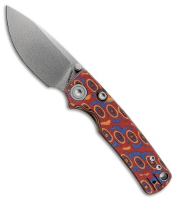 Vosteed Porcupine Top Liner Lock Knife Copper Raindrop Micarta (3" SW 14C28N)