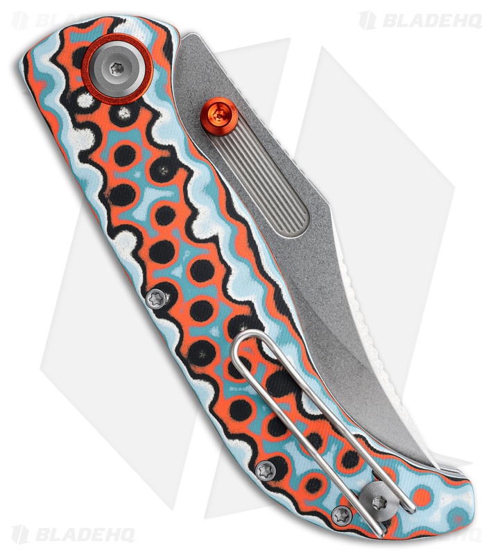 Vosteed Naga Knife Coral Orbit Bamboo Micarta SW