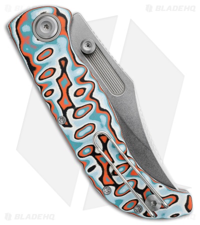 Vosteed Naga Top Liner Lock Knife Canyon Current Bamboo Micarta (3.30" SW)*DISC*