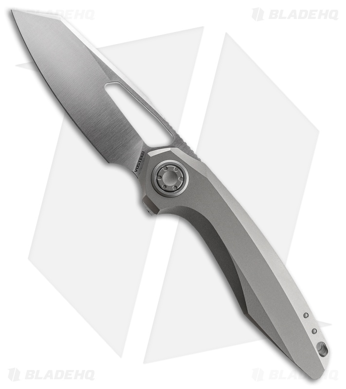 Vosteed Thunderbeast Vanchor Lock Knife Gray Titanium (3.5" Satin)