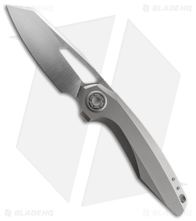 Vosteed Thunderbeast Vanchor Lock Knife Gray Titanium (3.5" Satin)