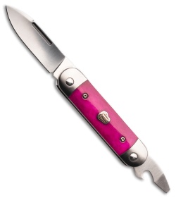 Advanced Knife Bro Stump Lifter Slip Joint Knife Purple Bone (2.6" Satin)