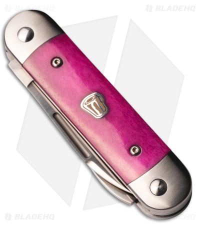 Advanced Knife Bro Stump Lifter Slip Joint Knife Purple Bone (2.6" Satin)