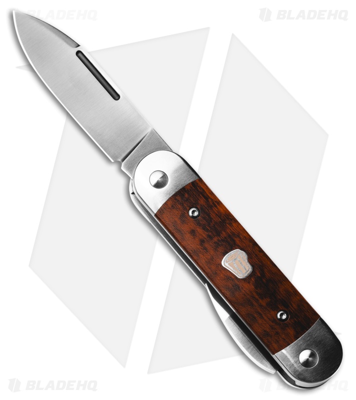 Advanced Knife Bro Stump Lifter Slip Joint Knife Snakewood (2.6" Satin)