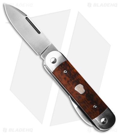 Advanced Knife Bro Stump Lifter Slip Joint Knife Snakewood (2.6" Satin)