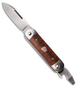 Advanced Knife Bro Stump Lifter Slip Joint Knife Snakewood (2.6" Satin)