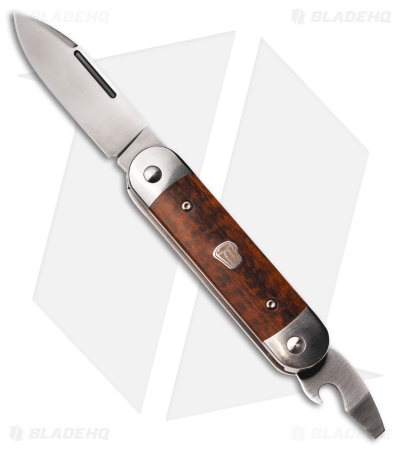 Advanced Knife Bro Stump Lifter Slip Joint Knife Snakewood (2.6" Satin)