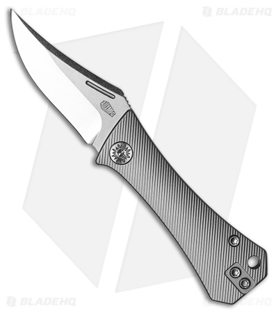 Auxiliary Manufacturing Pocket Bowie Slip Joint Knife Full Titanium (2.25" SW)