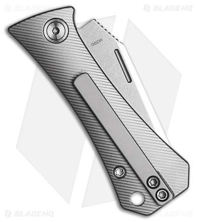 Auxiliary Manufacturing Coffin Tanto Slip Joint Knife Full Titanium (2.25" SW)