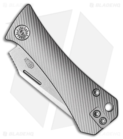 Auxiliary Manufacturing Coffin Tanto Slip Joint Knife Full Titanium (2.25" SW)
