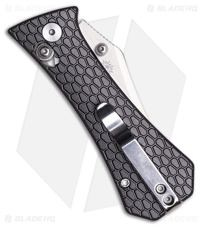 Auxiliary Manufacturing  Pocket Bowie Crossbar Lock Knife Gray Al (3" SW)*DISC*