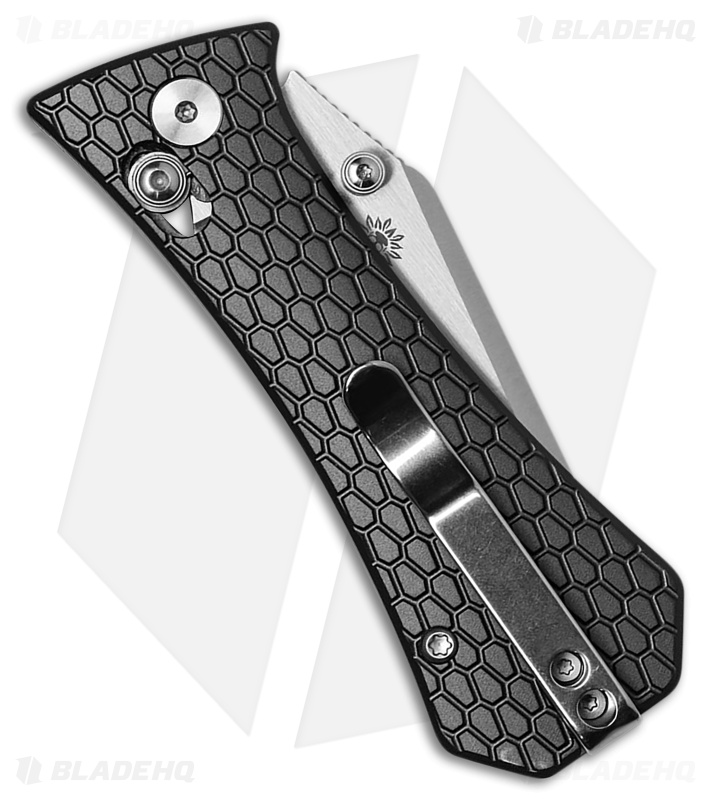 Auxiliary Manufacturing Coffin Tanto Crossbar Lock Knife Gray Al (2.75" SW)