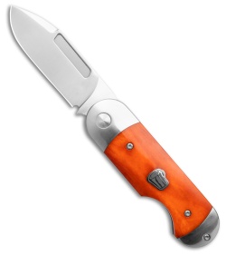 Advanced Knife Bro Stump Fish Knife Lava Flow Tangerine Bone (3" Satin)