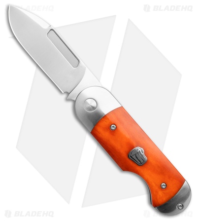 Advanced Knife Bro Stump Fish Knife Lava Flow Tangerine Bone (3" Satin)
