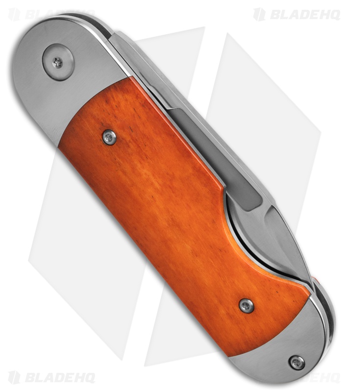 Advanced Knife Bro Stump Fish Knife Lava Flow Tangerine Bone (3" Satin)