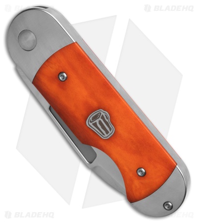 Advanced Knife Bro Stump Fish Knife Lava Flow Tangerine Bone (3" Satin)