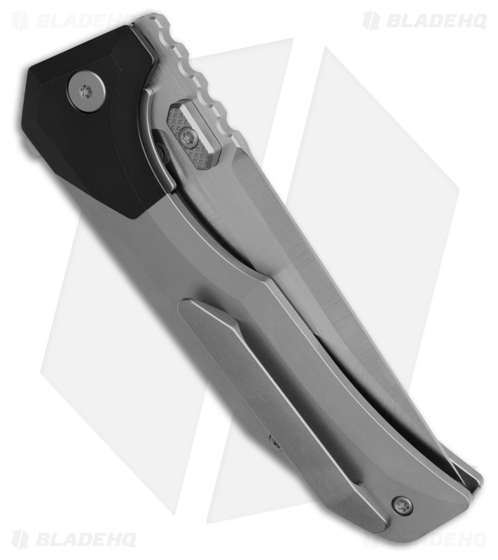 Arcane Design Necronaut V3 Liner Lock Knife Black/Gray Ti (3.5" Satin)