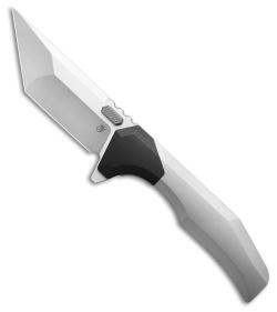 Arcane Design Necronaut V3 Liner Lock Knife Black/Gray Ti (3.5" Satin)