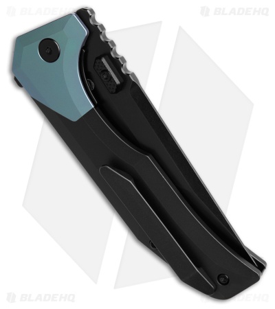 Arcane Design Necronaut V3 Liner Lock Knife Blue/Black Ti (3.5" Black)