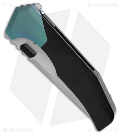 Arcane Design Necronaut V3 Liner Lock Knife Blue/Black Ti (3.5" Satin)
