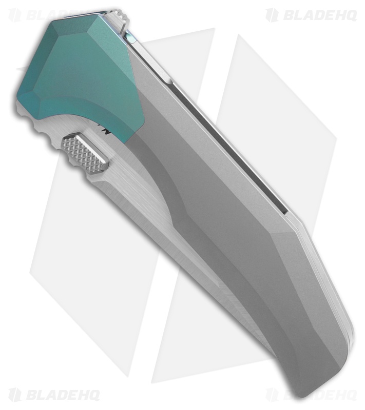 Arcane Design Necronaut V3 Liner Lock Knife Blue/Gray Ti (3.5" Satin)
