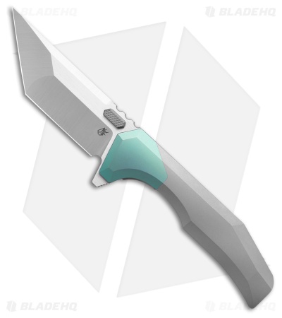 Arcane Design Necronaut V3 Liner Lock Knife Blue/Gray Ti (3.5" Satin)