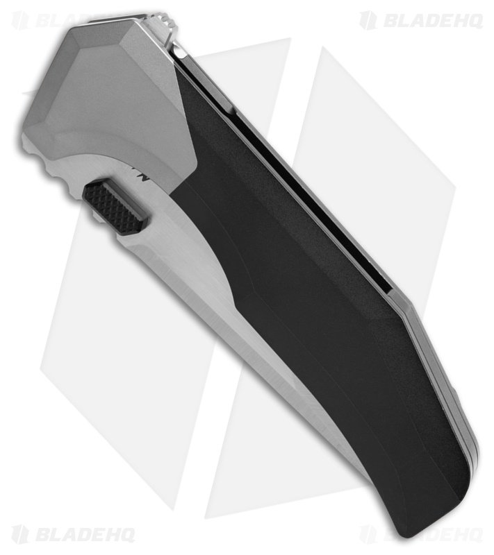 Arcane Design Necronaut V3 Liner Lock Knife Gray/Black Ti (3.5" Satin)