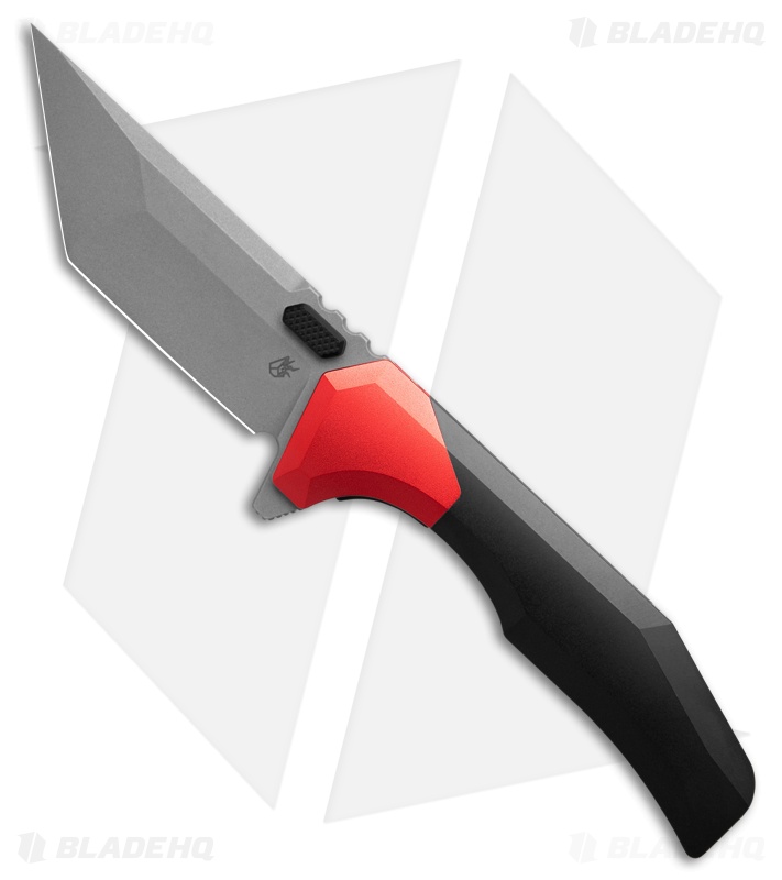 Arcane Design Necronaut V3 Liner Lock Knife Red Al/Black Ti