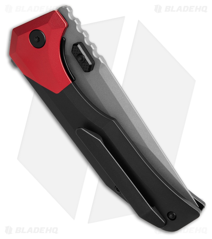 Arcane Design Necronaut V3 Liner Lock Knife Red Al/Black Ti