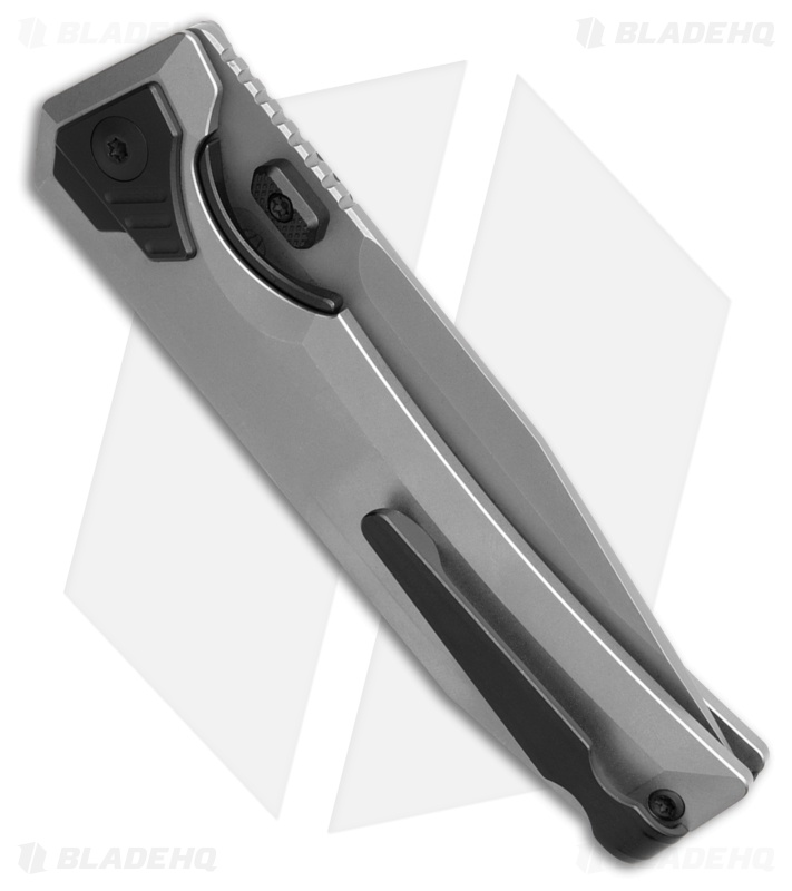 Arcane Design The Automaton Liner Lock Knife Black/SW Ti  (3.5" Stonewash)