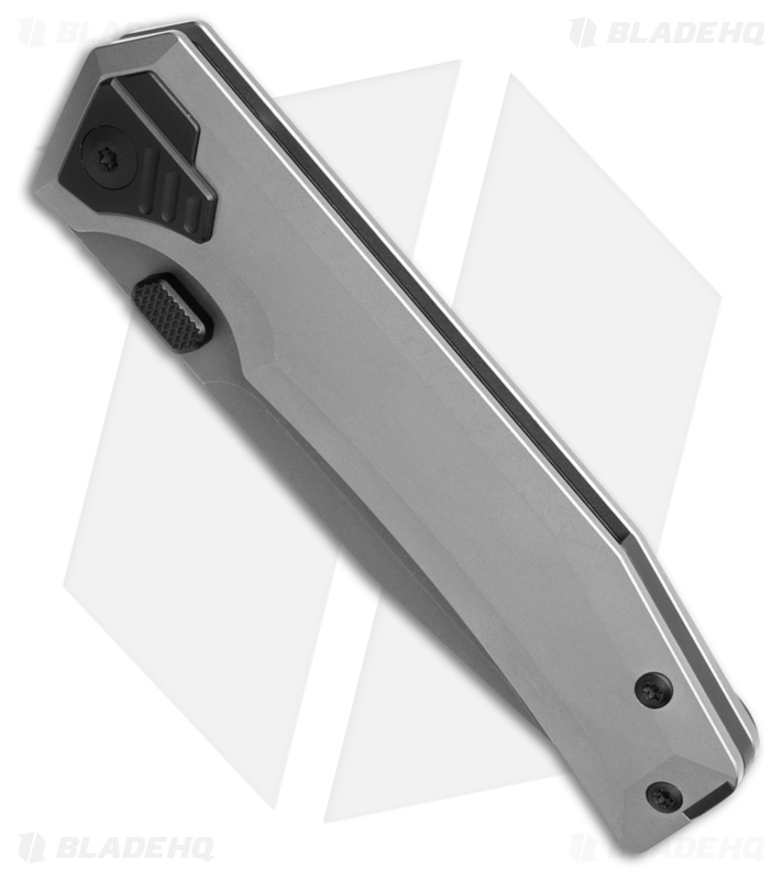 Arcane Design The Automaton Liner Lock Knife Black/SW Ti  (3.5" Stonewash)