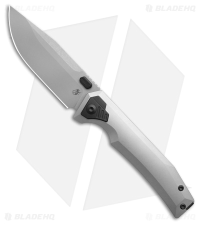 Arcane Design The Automaton Liner Lock Knife Black/SW Ti  (3.5" Stonewash)