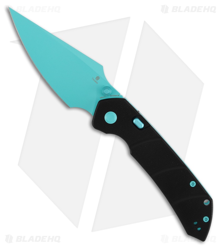 Tenable Knives Fenrir Knife Black G-10 Blue