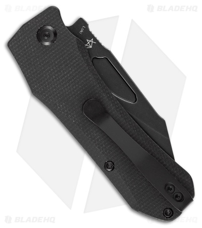 Tenable Knives Loki Liner Lock Knife Black Micarta (3" Black SW)