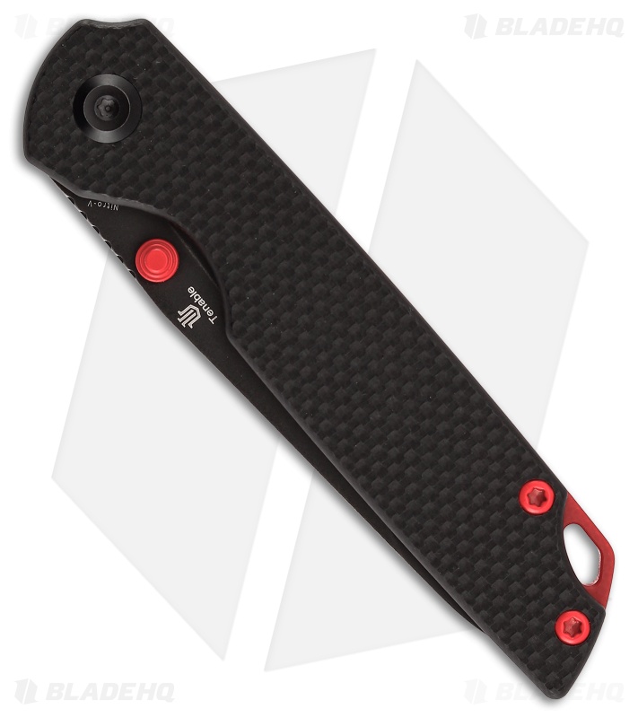 Tenable Knives Mini Warrior Liner Lock Knife Black G-10 (2.9" Black SW)