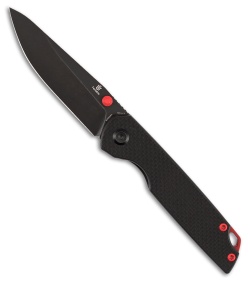 Tenable Knives Mini Warrior Liner Lock Knife Black G-10 (2.9" Black SW)