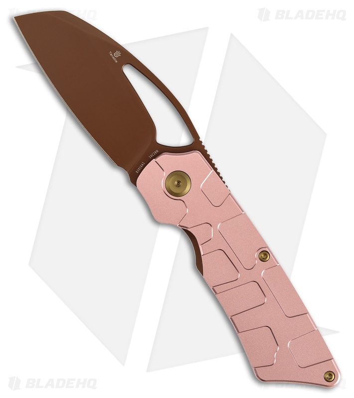 Tenable Goblin L Liner Lock Knife Rose Gold Anodized Aluminum (3.1" Rose Gold)