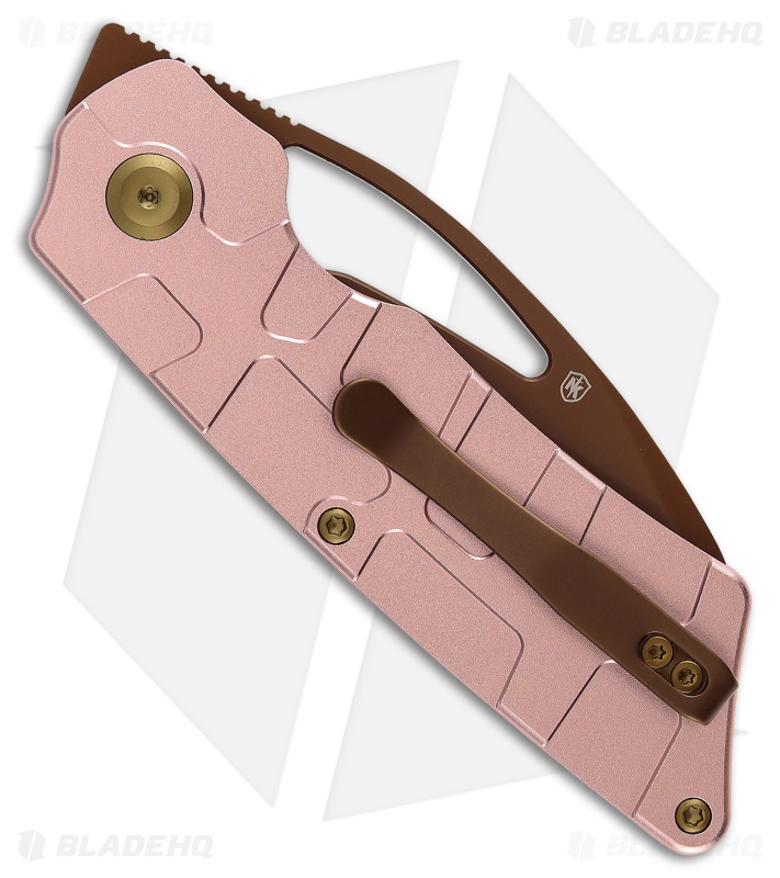 Tenable Goblin L Liner Lock Knife Rose Gold Anodized Aluminum (3.1" Rose Gold)