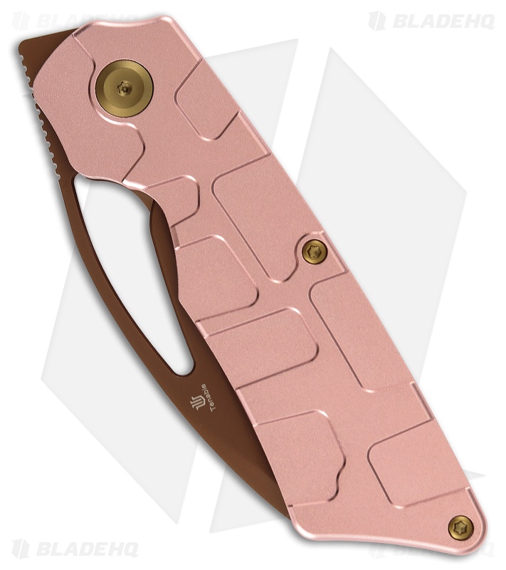 Tenable Goblin L Liner Lock Knife Rose Gold Anodized Aluminum (3.1" Rose Gold)