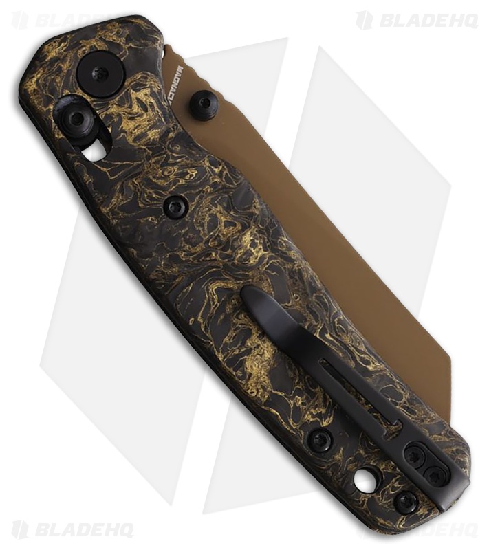 鬼武者series ビカクシダ Bestechman Cicada's Wing Knife Black/Gold CF Gold