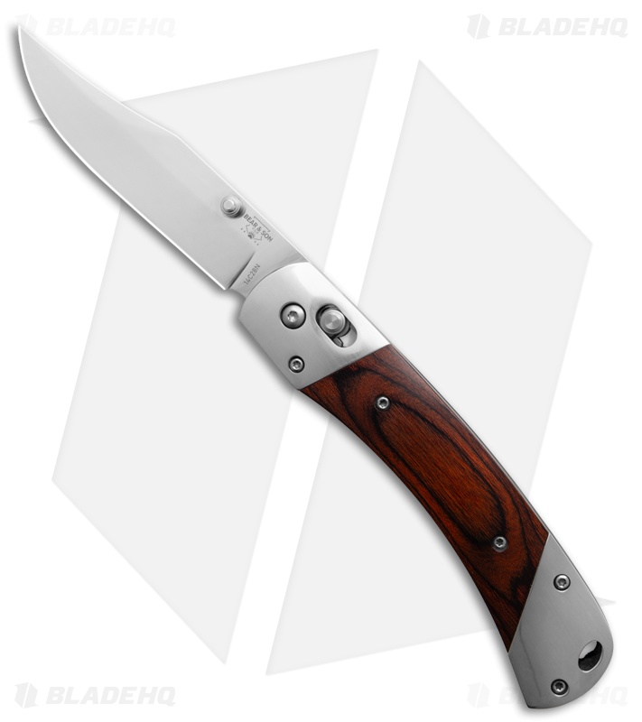 Bear & Son 2S97R Crossbar Lock Brown Rosewood - Blade HQ