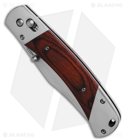 Bear & Son 2S97R Crossbar Lock Brown Rosewood (3.75" Satin)