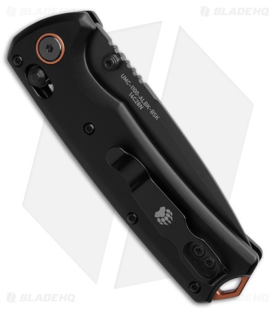Bear Ops Nekama II Slidelock Knife Punisher Skull Aluminum (3.25" Black)