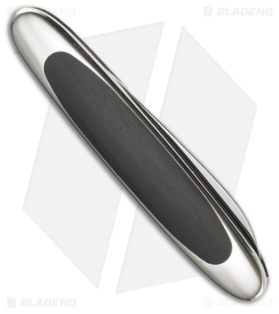 Beretta Gentleman's Folder Knife 3.5" Stainless with Ebony Wood (BE71915)