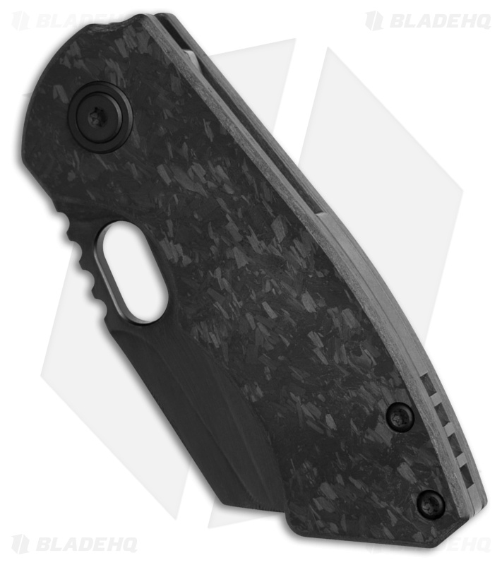 BergBlades Mini Slim 2.0 Liner Lock Knife Carbon Fiber (2.4" Black)